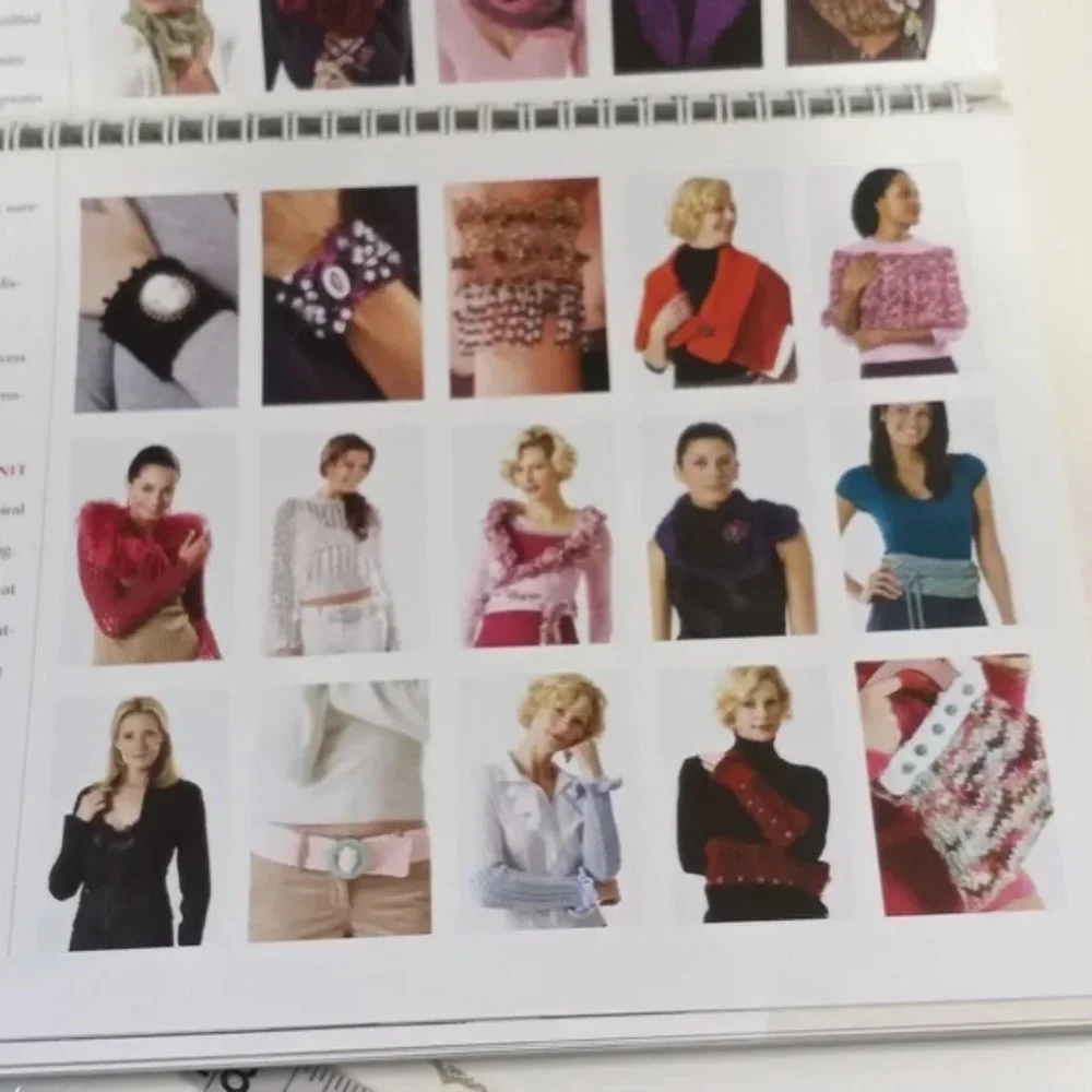 BOOK - #1082 - Hand Crafted Knit Style - Chic and Sexy Accessories